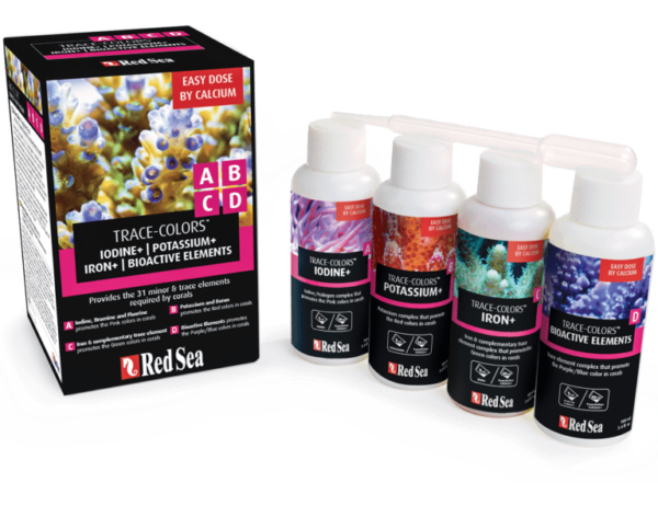 TRACE COLORS  pack 4x100ml, Red Sea
